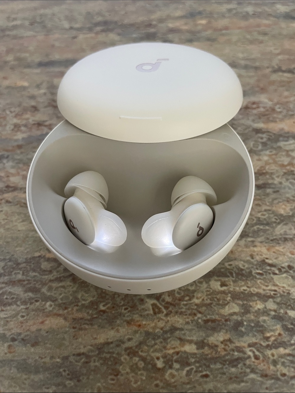Soundcore sleep earbuds A30 smart ANC  by Anker.